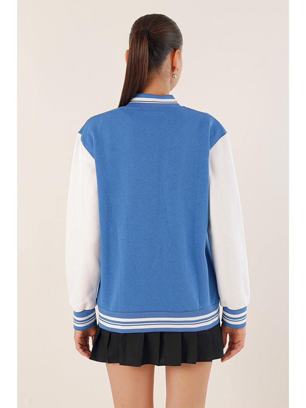 Mavi 55386 Kolej Ceket - Saks-5