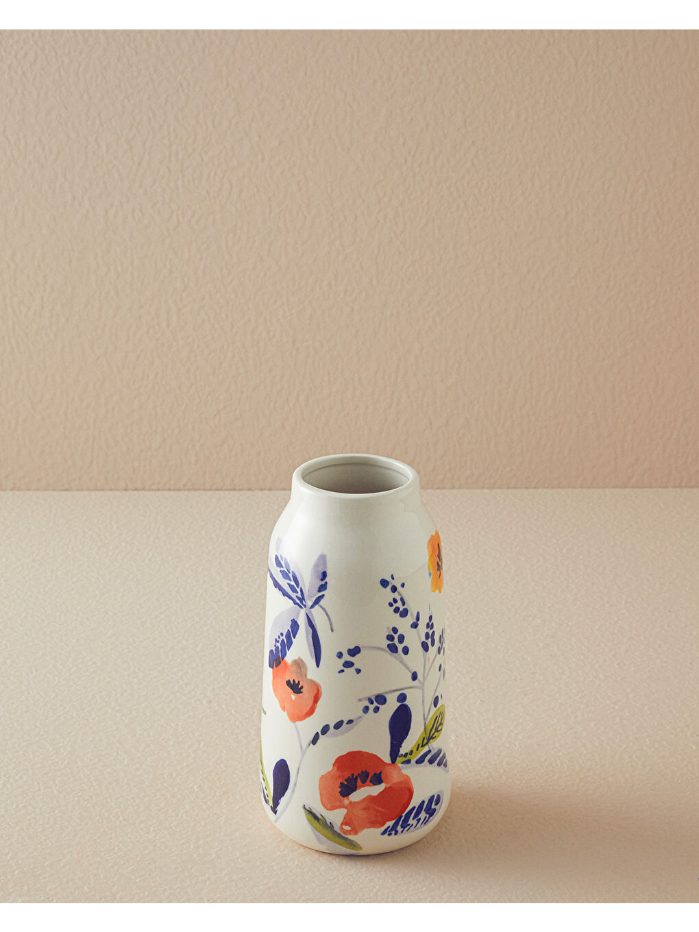 Flowery Vazo Beyaz-2