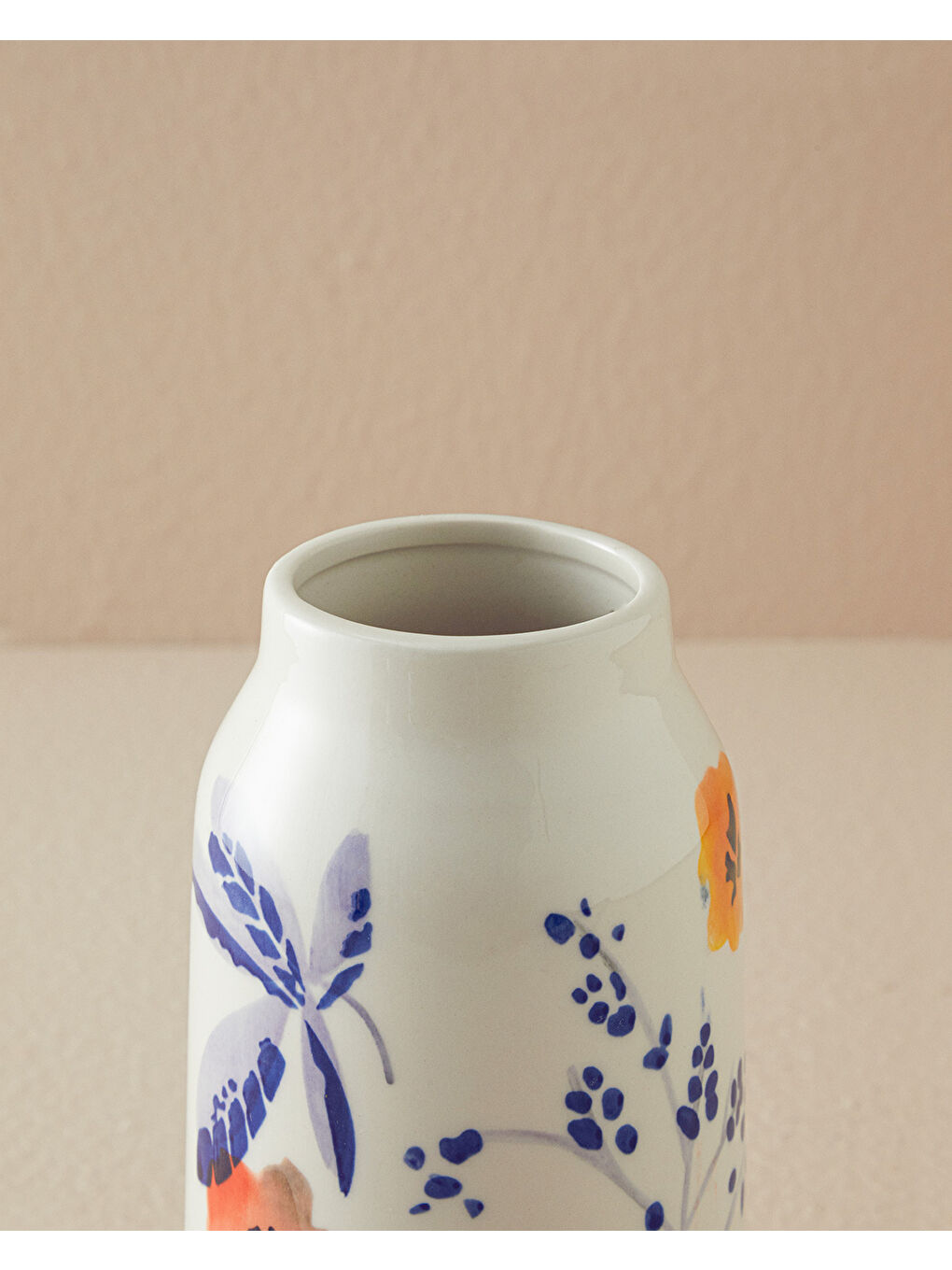 Flowery Vazo Beyaz-3