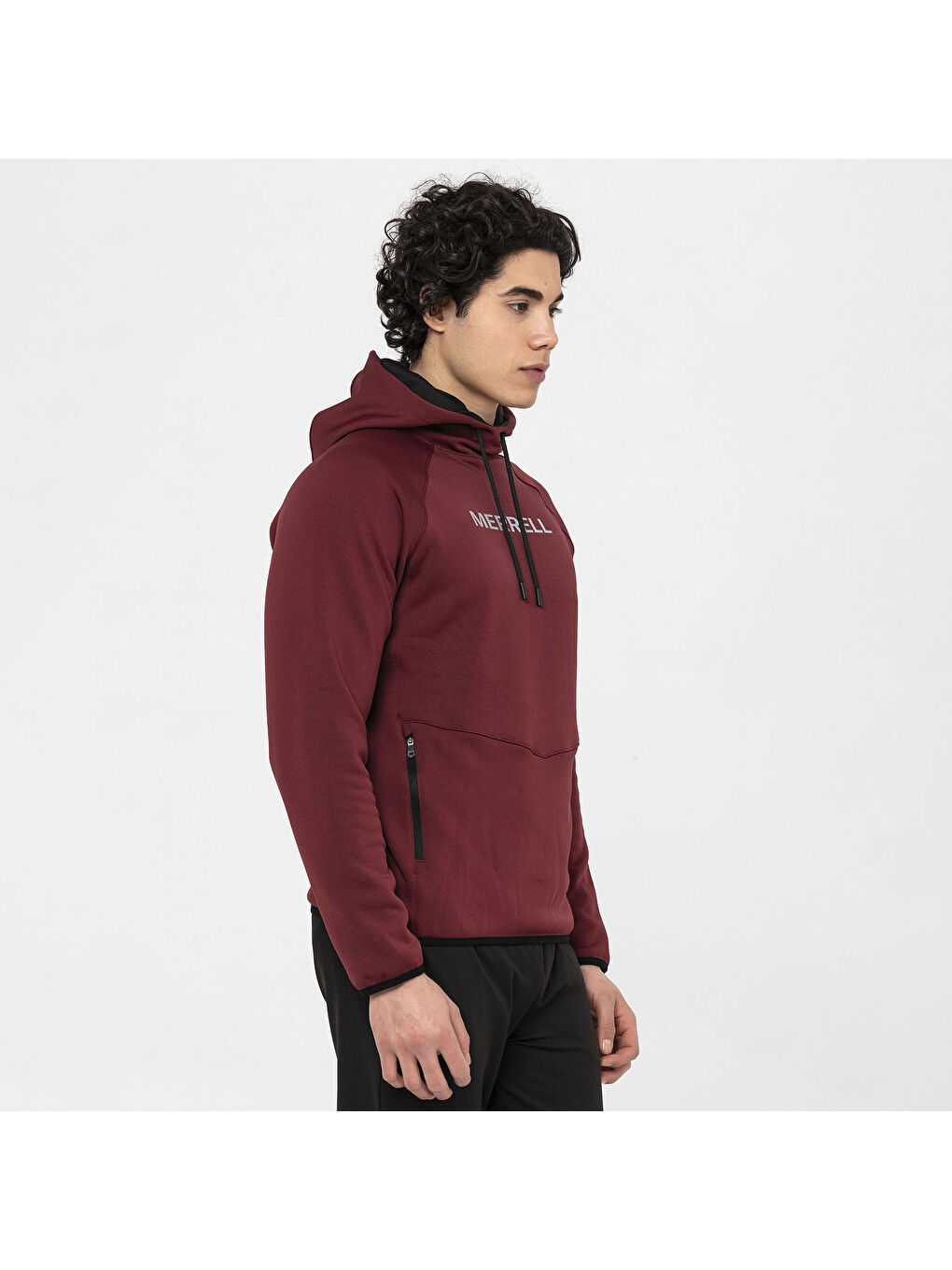 Bordo Erkek Kırmızı Sweatshirt-4