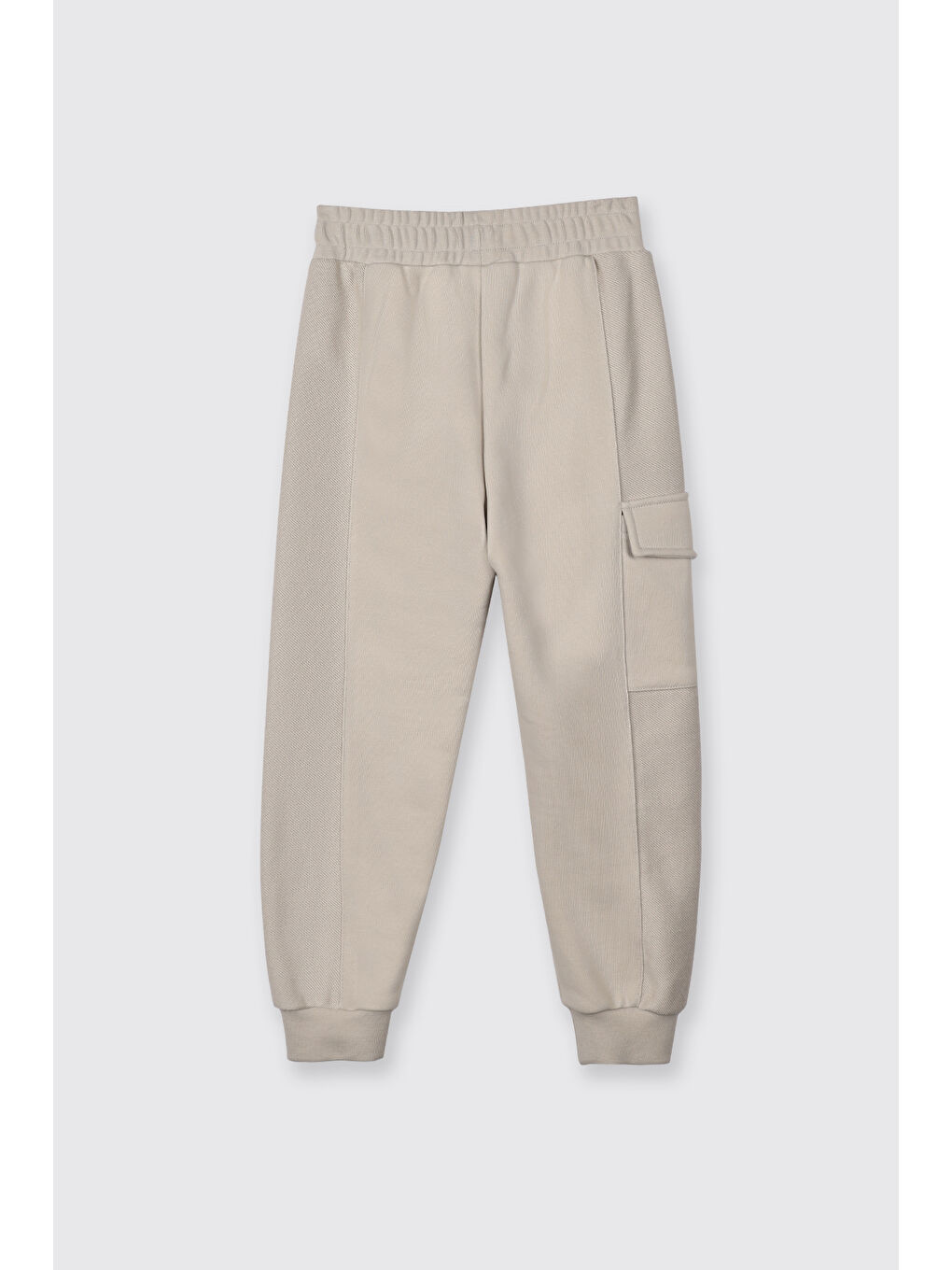 Bej Erkek Çocuk Cepli Taş Eşofman Altı-3