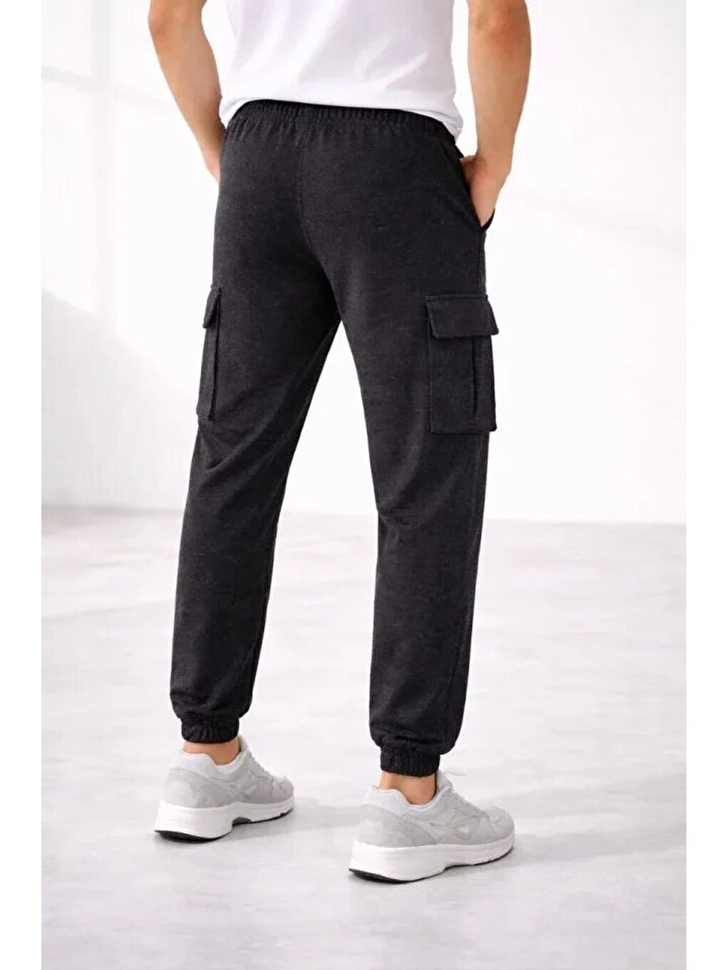 Gri Erkek Jogger Eşofman Altı Regular Fit-1