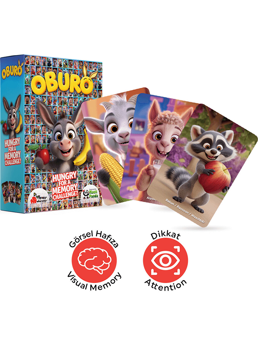 Oburo, Görsel Hafızayı Geliştiren Kart Oyunu (3-7 Yaş)