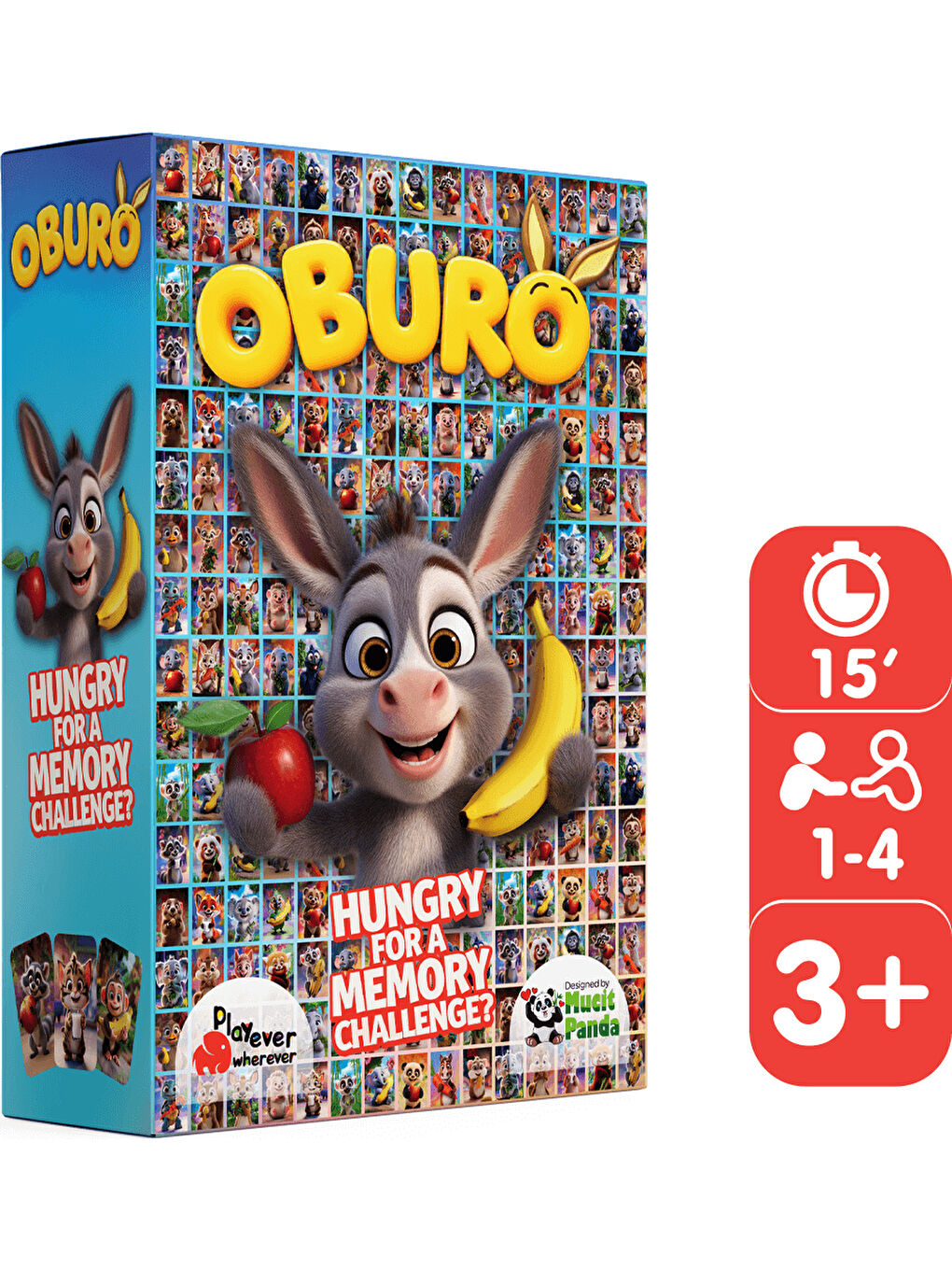 Oburo, Görsel Hafızayı Geliştiren Kart Oyunu (3-7 Yaş)-1