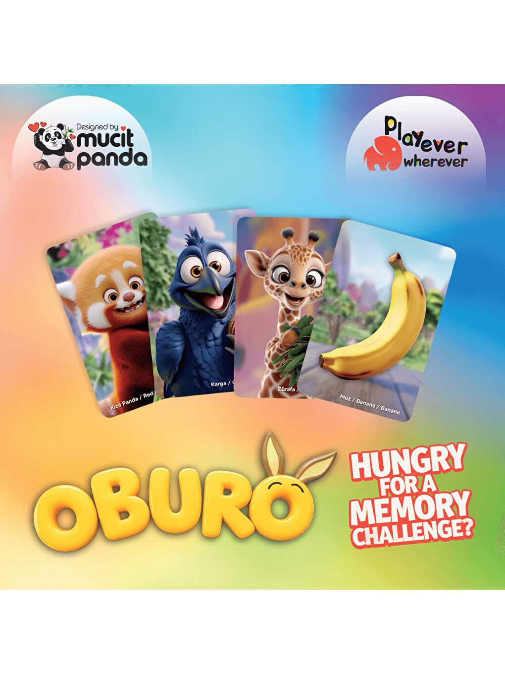 Oburo, Görsel Hafızayı Geliştiren Kart Oyunu (3-7 Yaş)-2