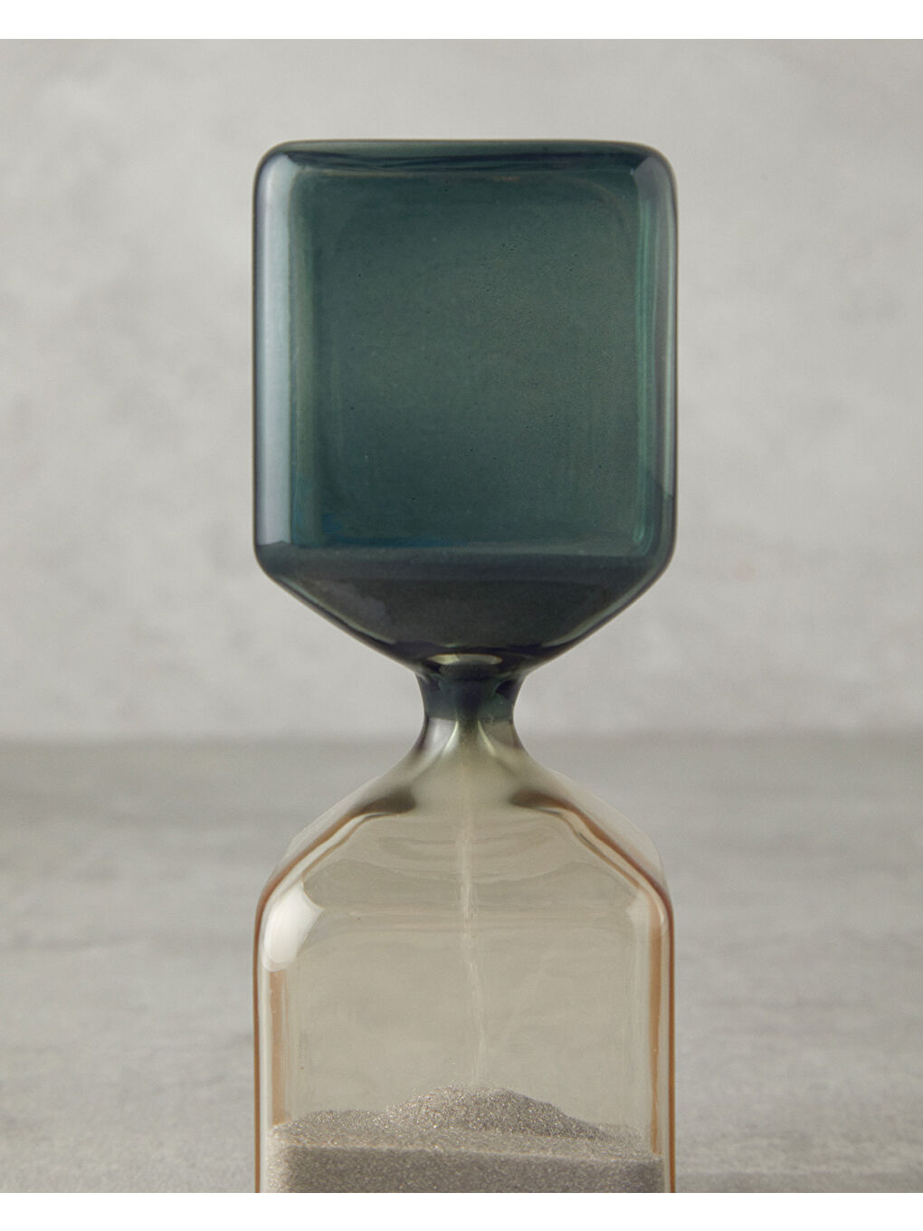 Cubic Cam Kum Saati Kahverengi-1