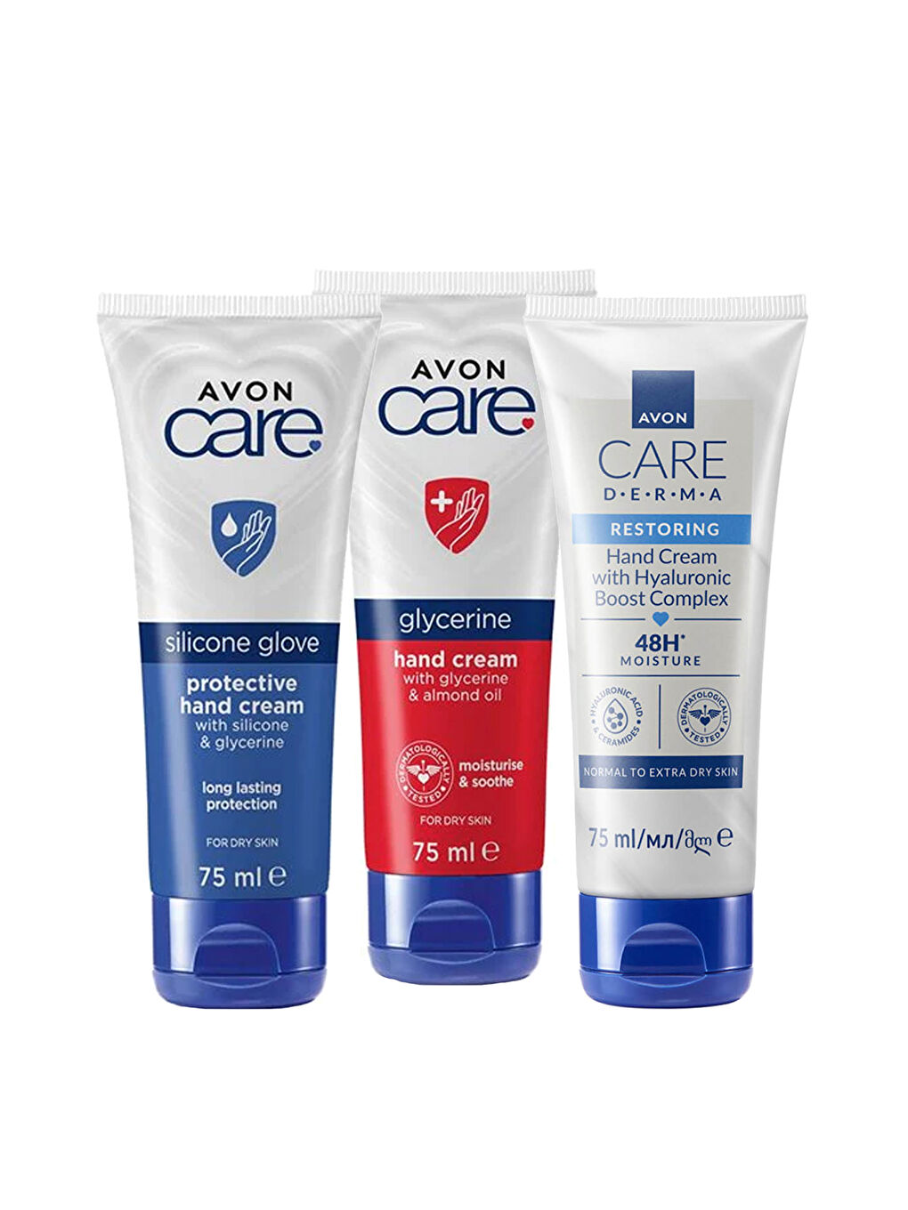 AVON Care Glycerine Silicone Glove ve Restoring El Kremi Paketi