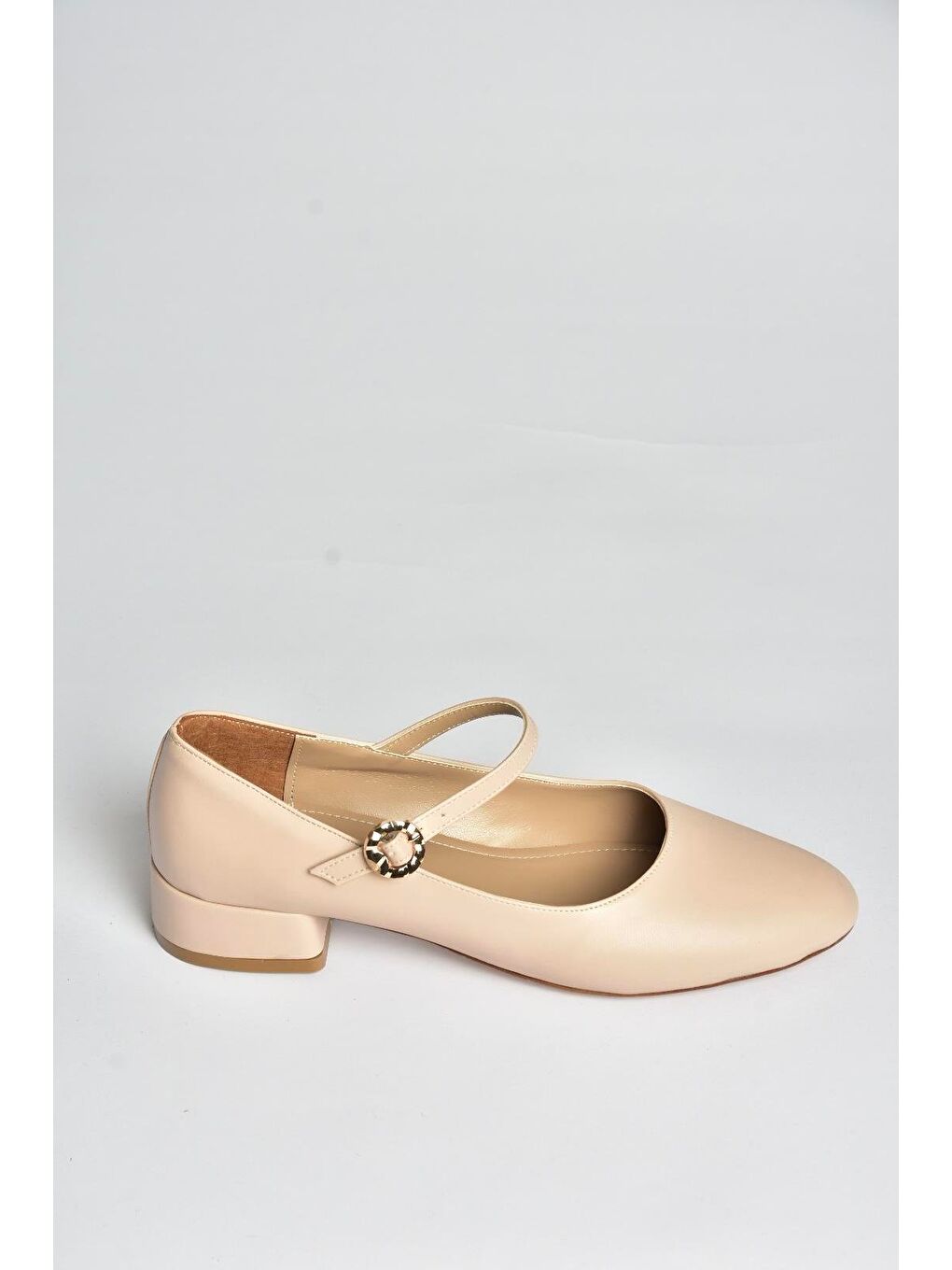 Bej Kadın Topuklu Ayakkabı V250660809-1