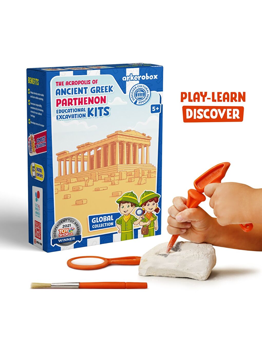 Antik Yunan Parthenon Eğitici Kazı Seti