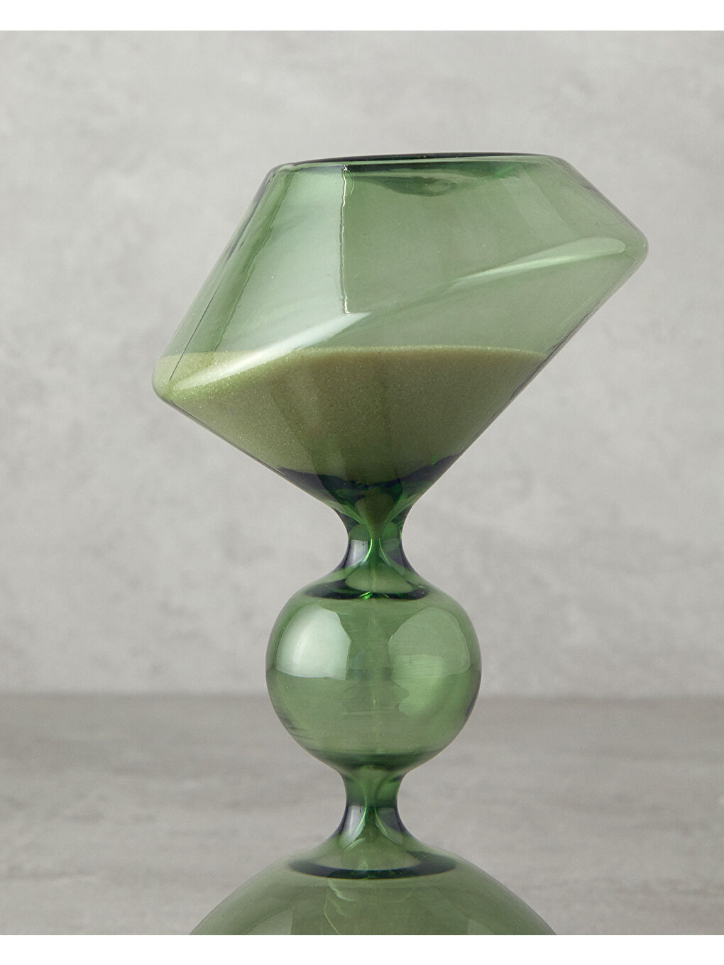 Beyaz Circle Cam Kum Saati Multicolor-1