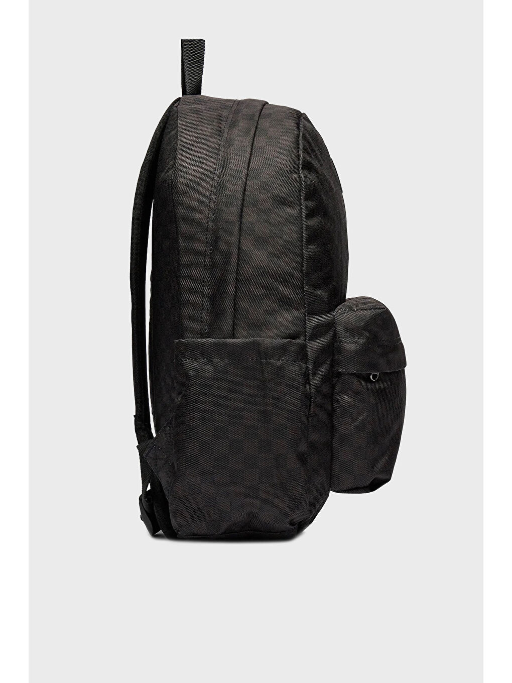 Siyah Old Skool Dama Desenli Logolu Erkek Sırt Çantası VN000H4XBA51-3