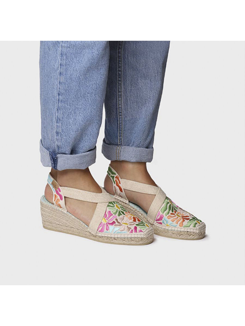 Bej Kadın Sandalet Montjoi Mosaic-3