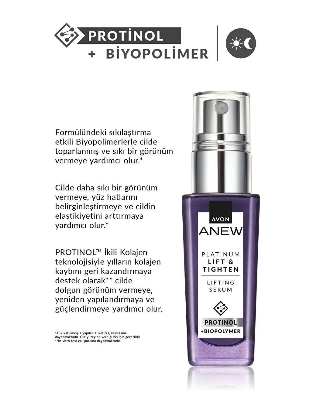 Anew Platinum Lifting ve Sıkılaştırma Etkili Serum ve Masaj Rulosu Paketi-3