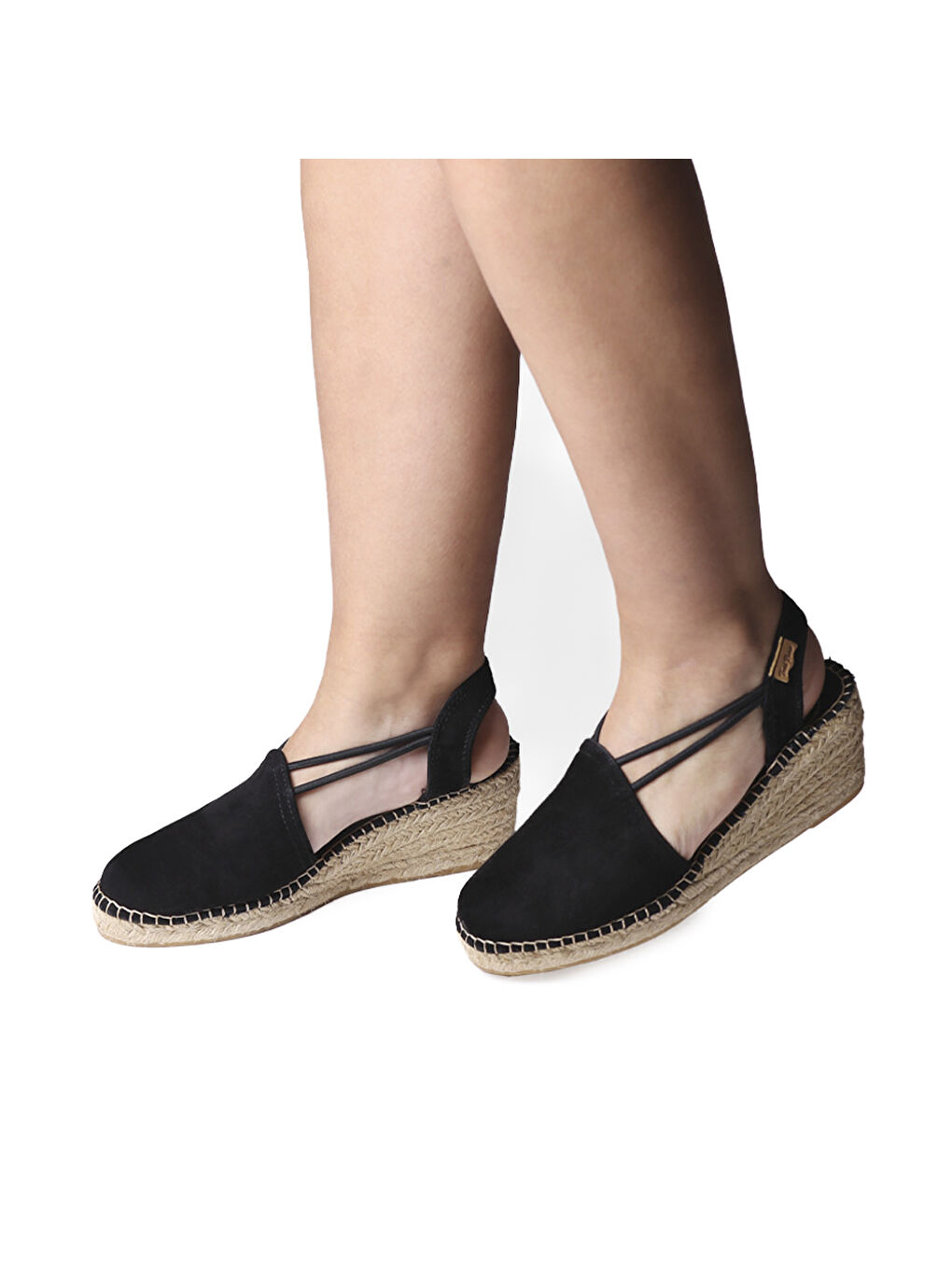 Siyah Kadın Sandalet Tremp Negre-3