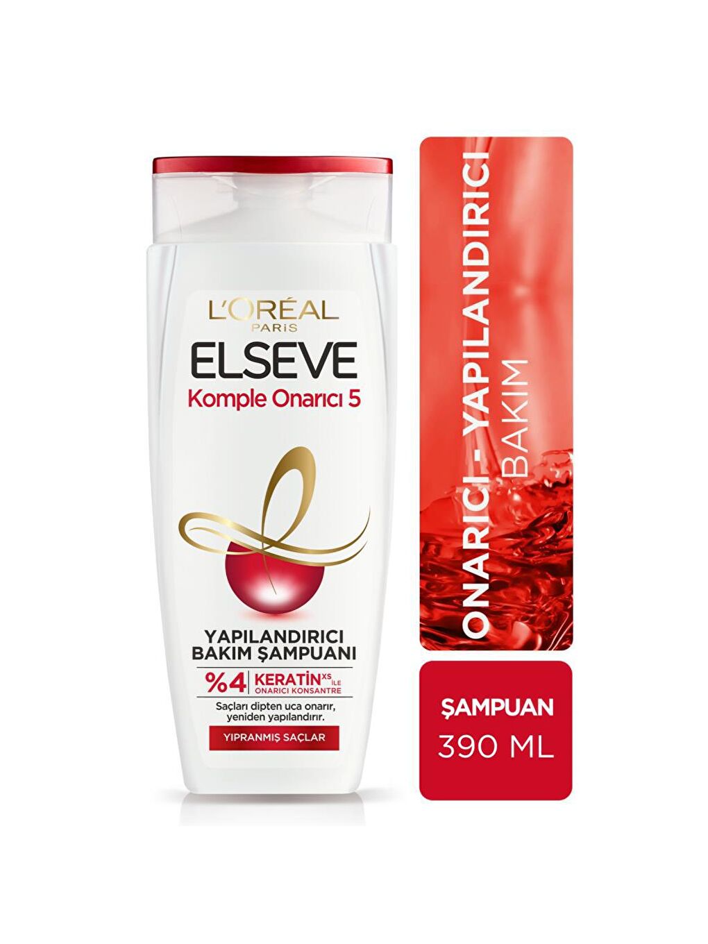 L'Oreal Paris Beyaz Elseve Komple Onarıcı 5 Yapılandırıcı Bakım Şampuanı 390 ml - 1