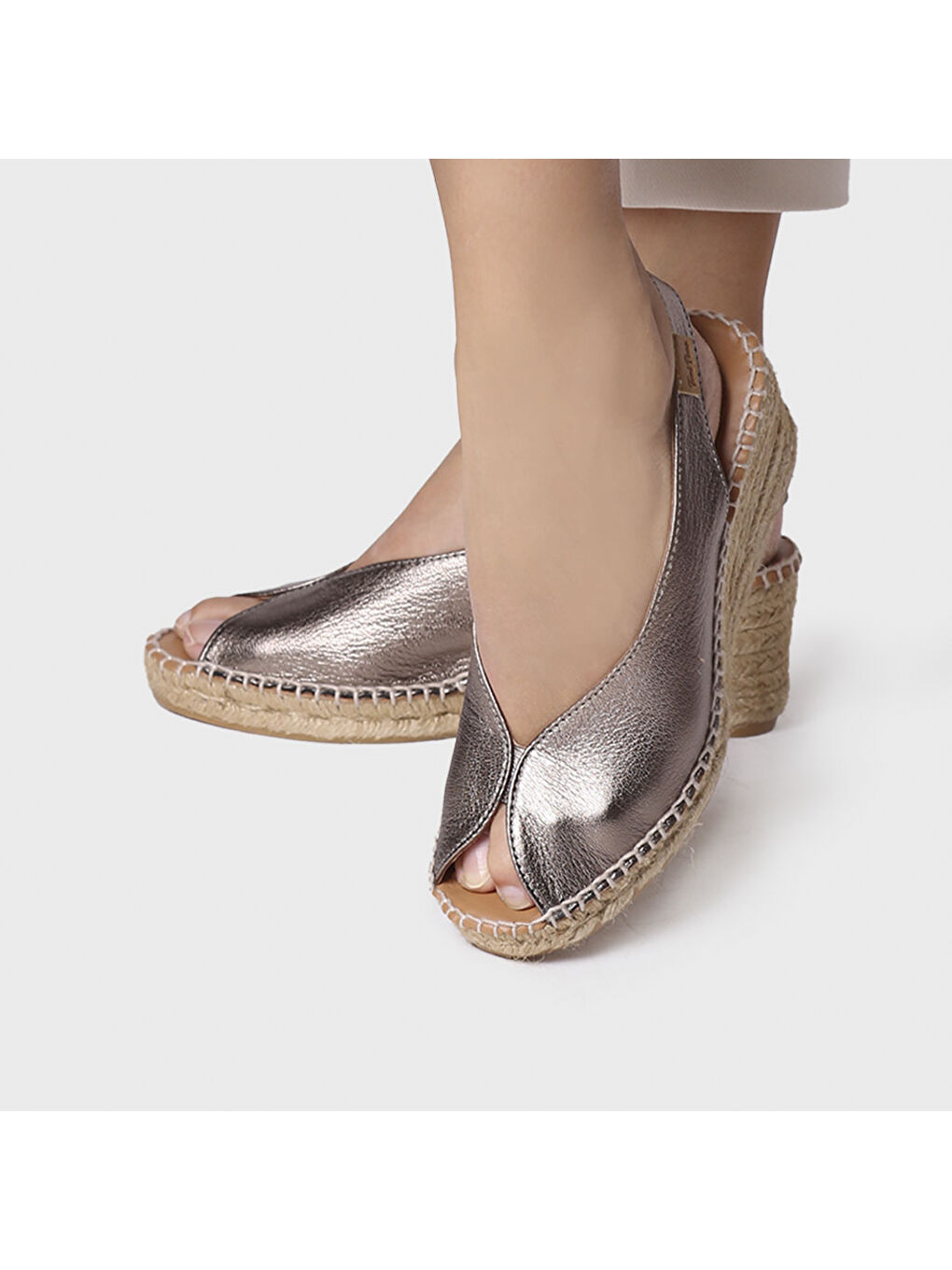 Gri Kadın Sandalet Laila-P Bronze-3