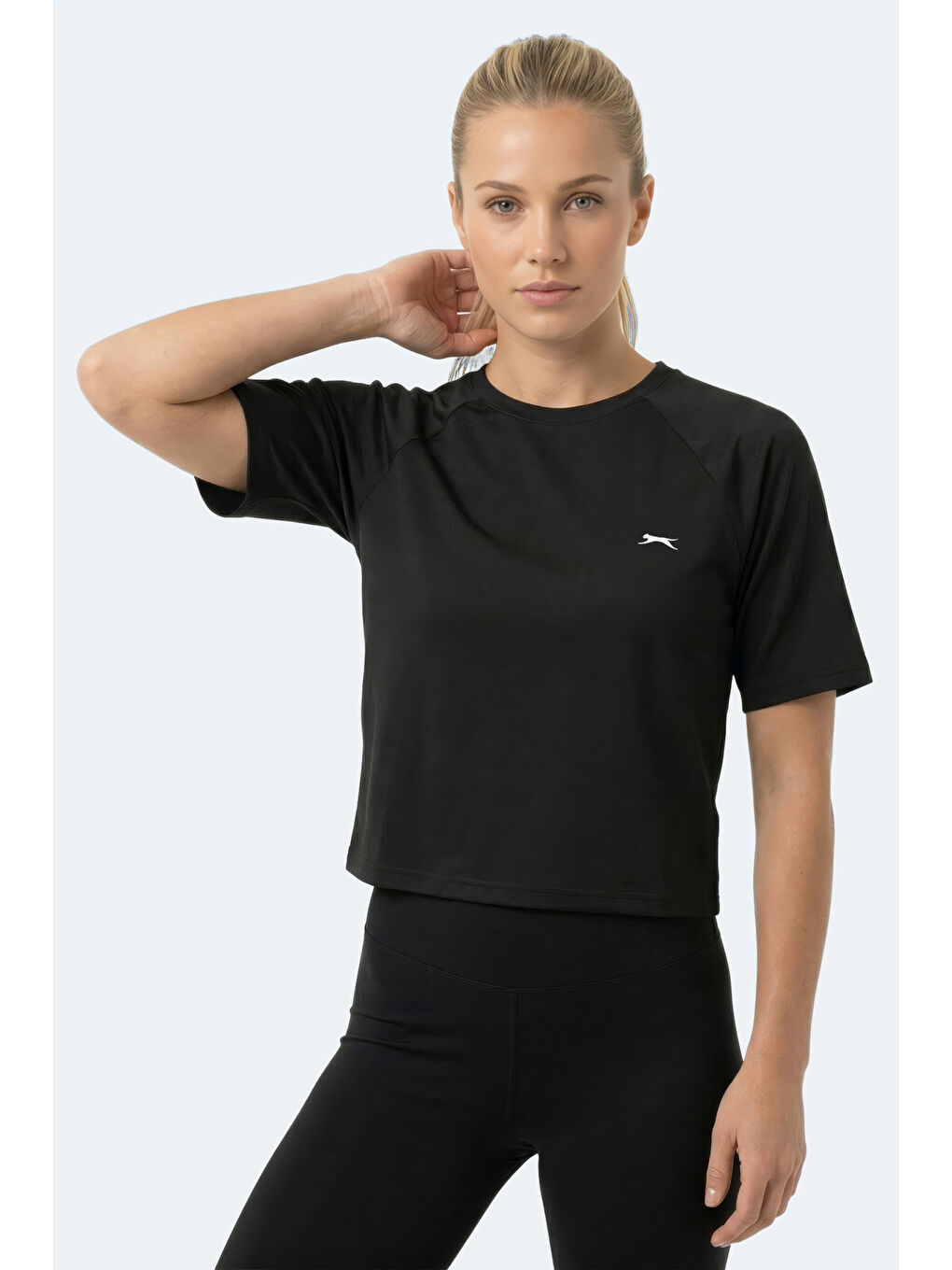 RAVE Kadın Siyah Tişört-4