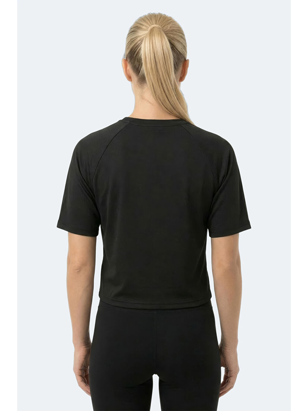 RAVE Kadın Siyah Tişört-5