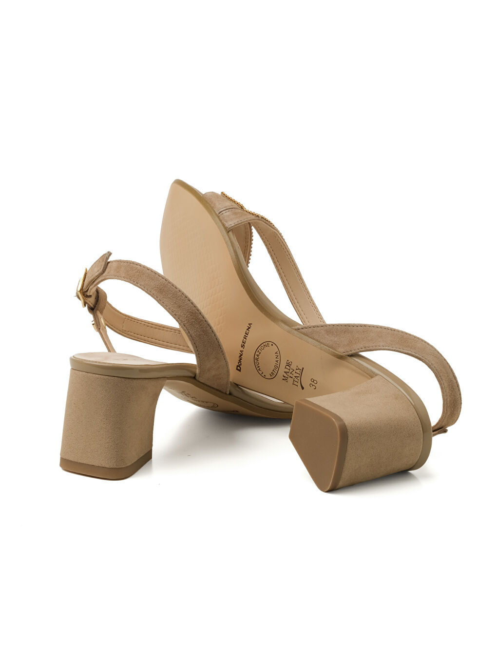 Bej Kadın Sandalet 1C5210DP Camoscio Sughero-4