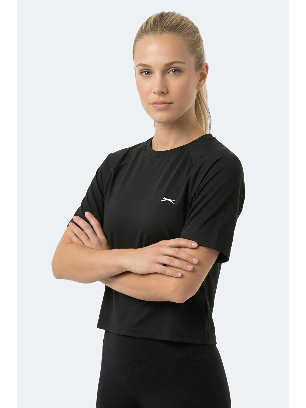 RAVE Kadın Siyah Tişört-6