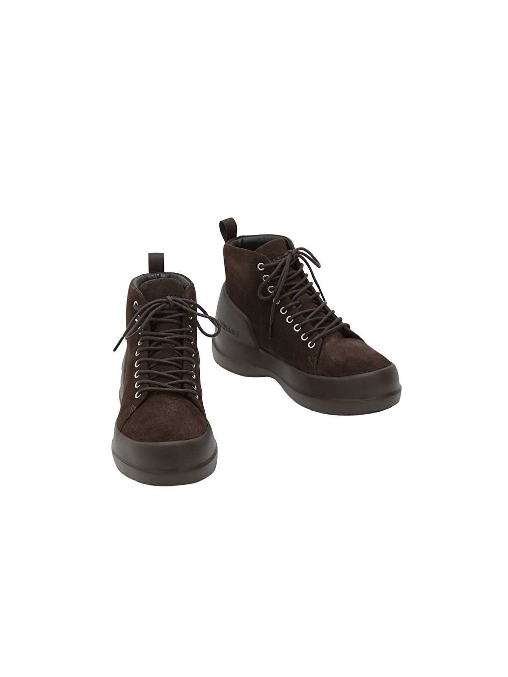 Kahverengi Erkek Bot 80D2500030 Mezzaluna Lace Up Mid Suede-3