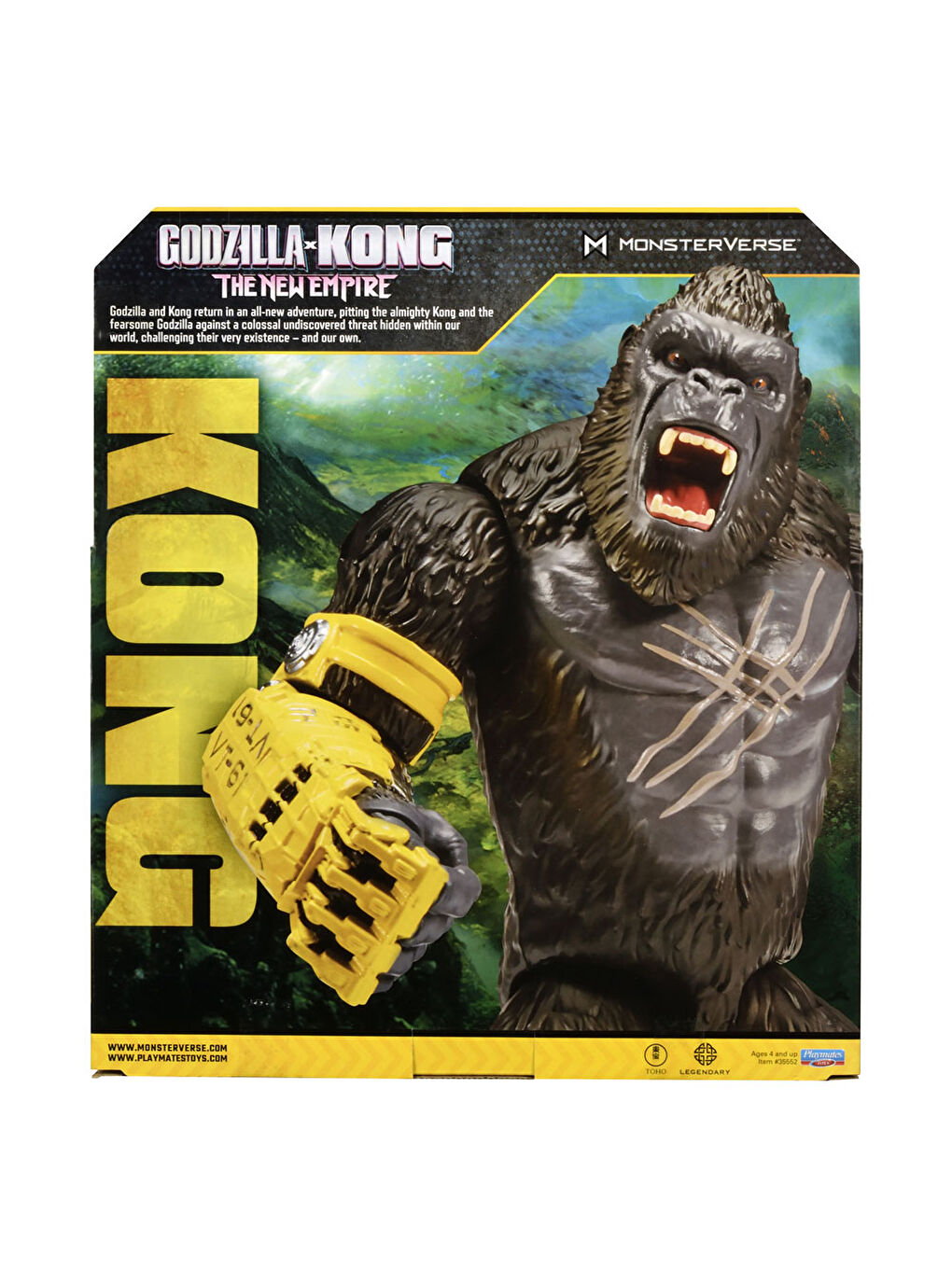 Godzilla ve Kong Dev Aksiyon 28 cm Figür Kong 35550 - 3