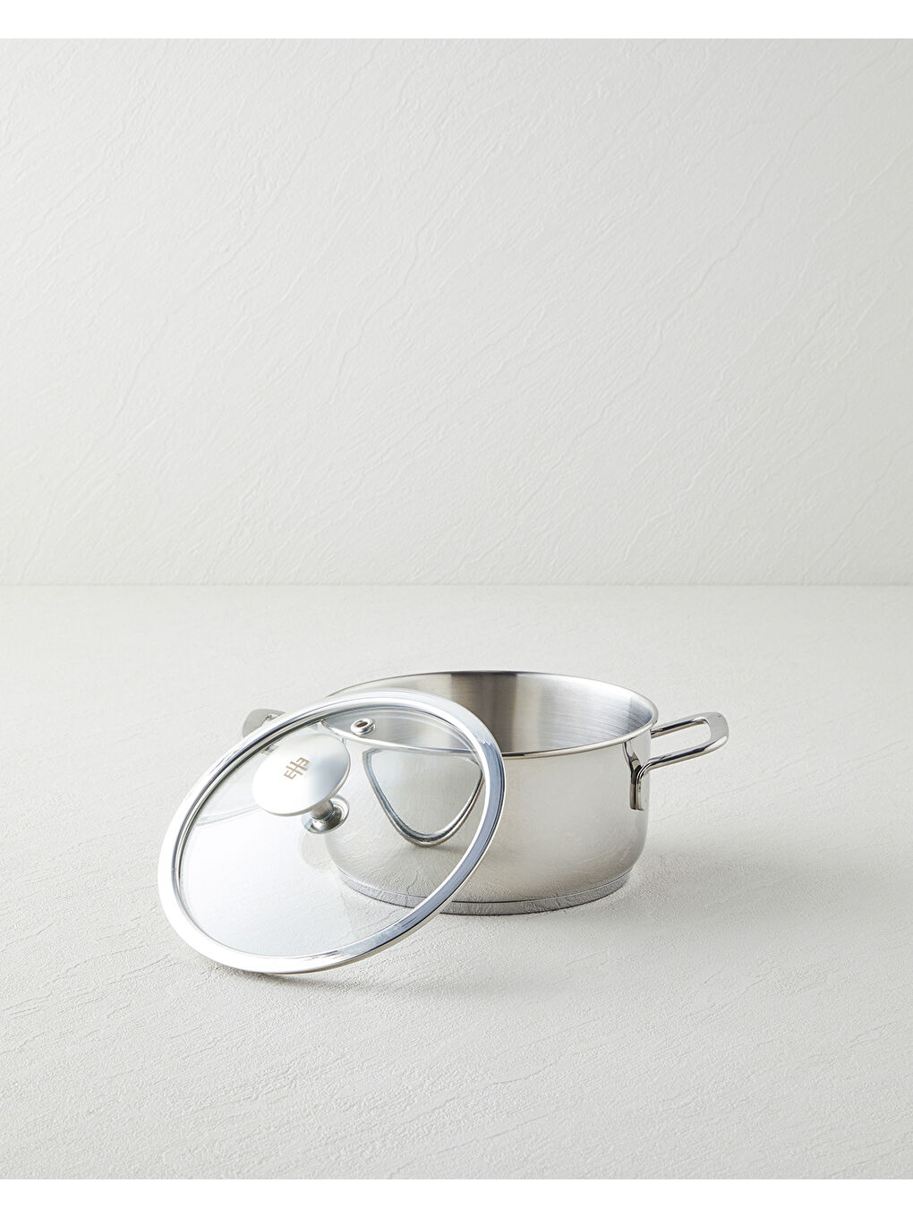 Gri Siena Çelik Mini Tencere 14 cm Silver-1