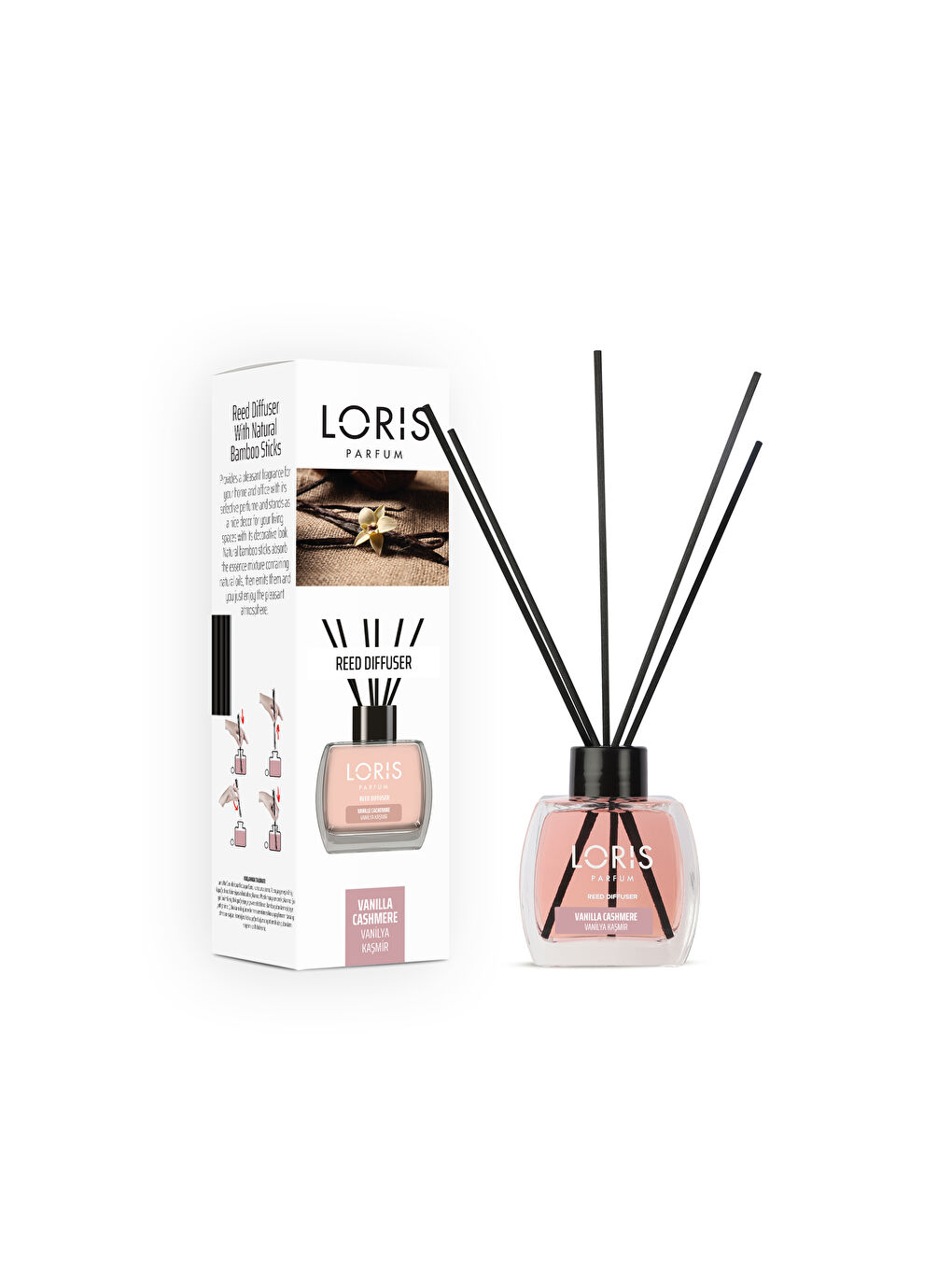 Renksiz Vanilya & Kaşmir Çubuklu Oda Kokusu 120 ML-1