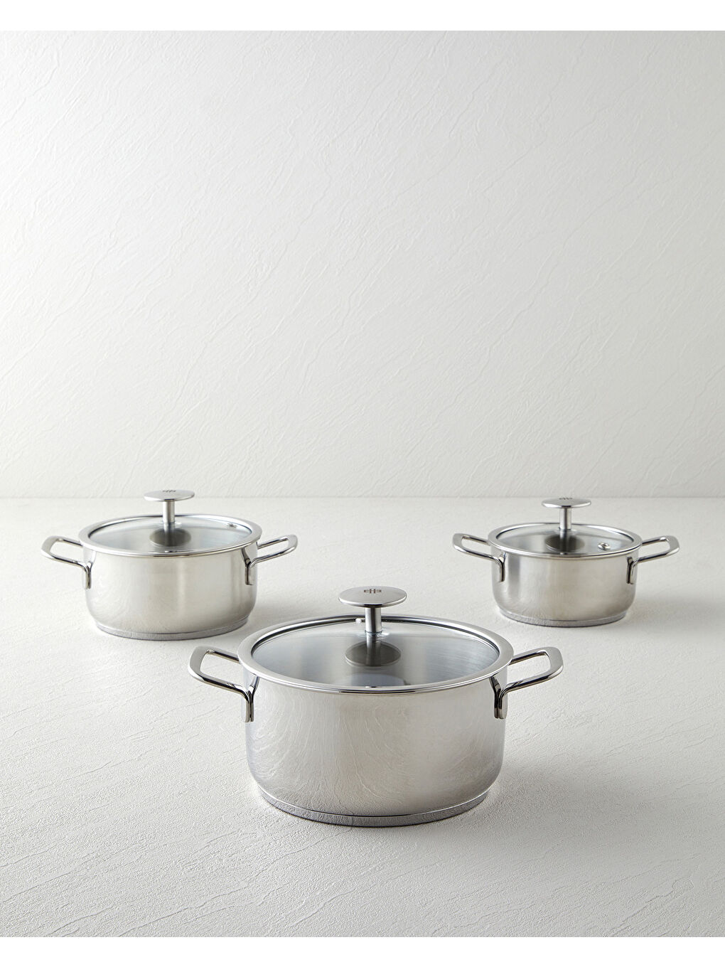 Gri Siena Çelik Mini Tencere 14 cm Silver-4