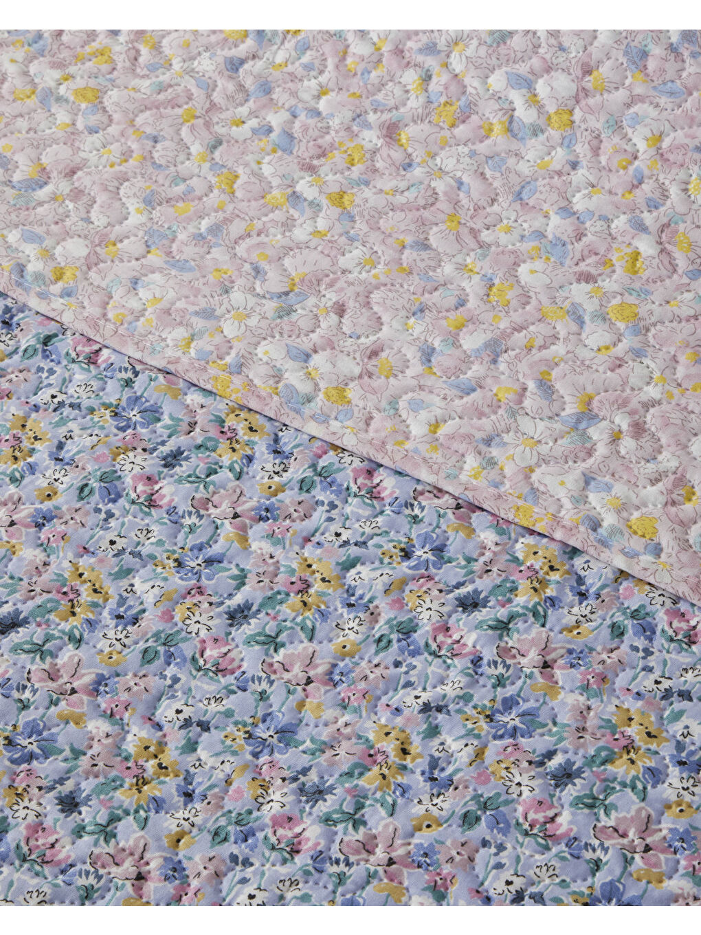 Lumira Fiorito King Size Çok Amaçlı Örtü 220x240 cm Açık Mavi-2