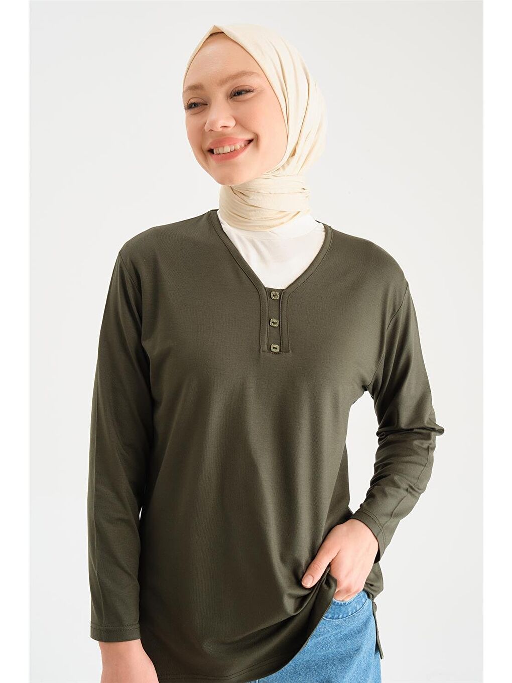 Penye 24Yd9043 Haki-3