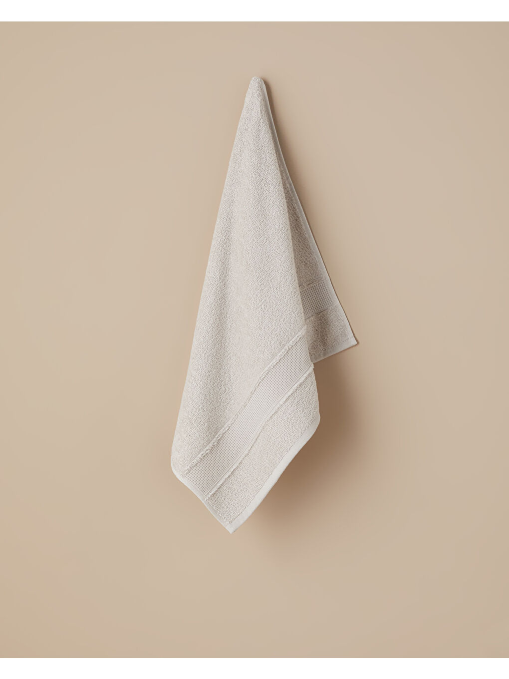 Pure Fresh Pamuk Yüz Havlusu 50x80 cm Bej