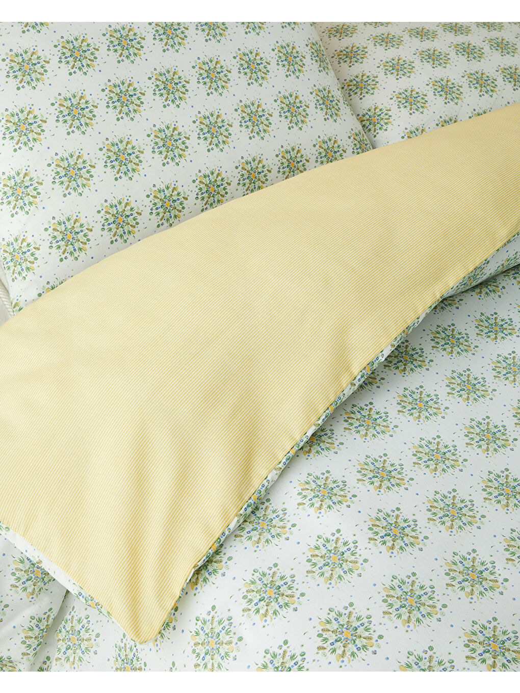 Tropica Kolay Ütülenir Tek Kişilik Nevresim Seti 160x220 cm Yeşil-3