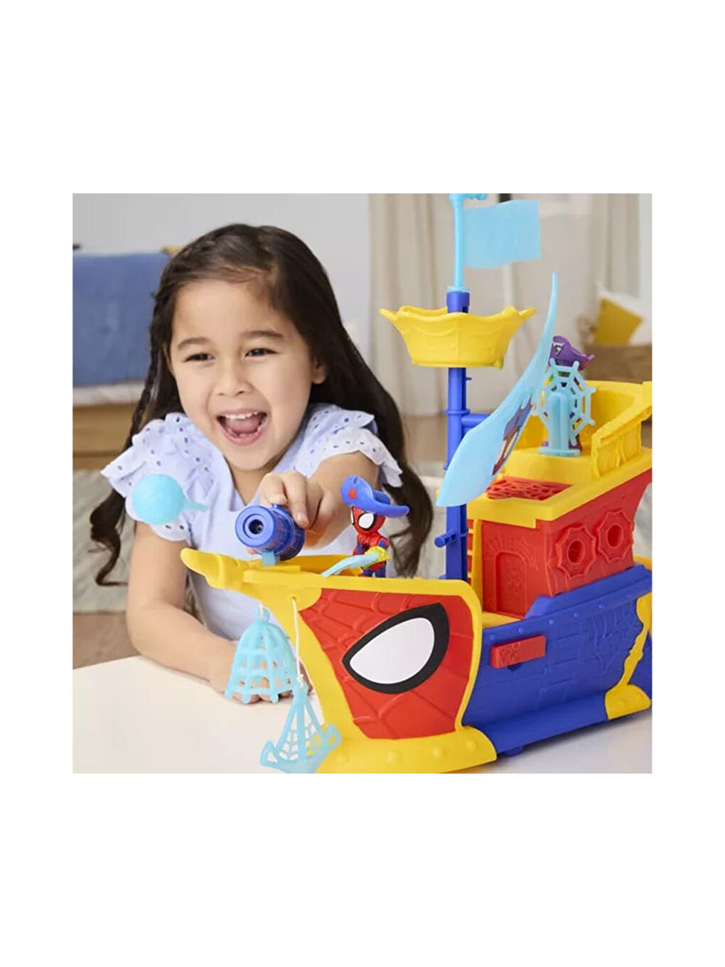 And His Amazing Friends Webs Ahoy Bubble Pirate Ship G0666-2