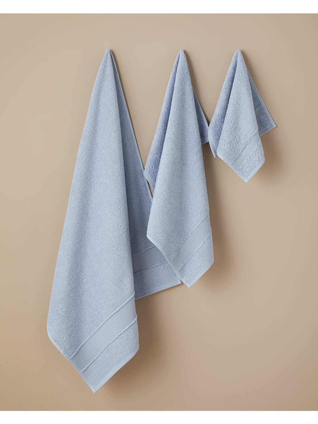 Pure Fresh Pamuk Banyo Havlusu 70x140 cm Açık Mavi-2