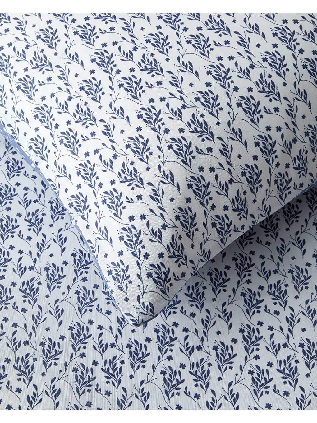 Fragile Ivy Kolay Ütülenir Çarşaflı Tek Kişilik Nevresim Takımı 160x220 cm Lacivert-5