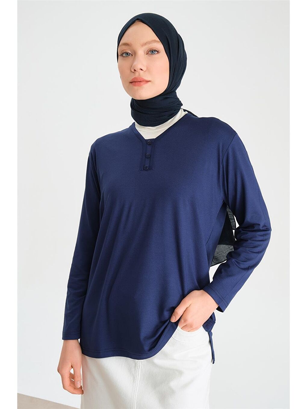 ARMİNE Mavi Penye 24Yd9043 Indigo - 2