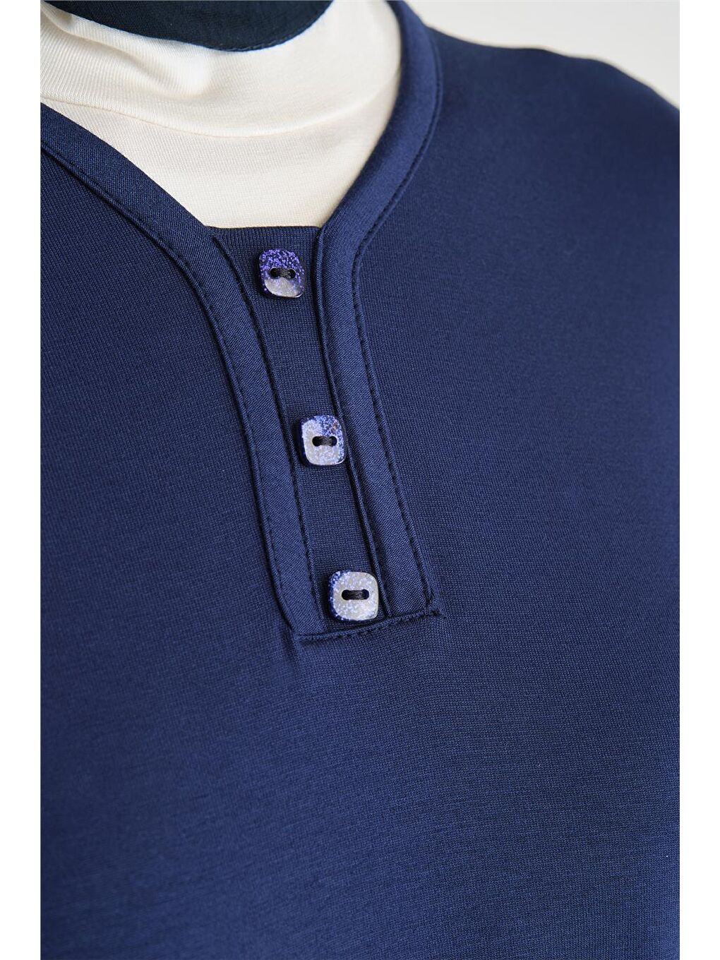 ARMİNE Mavi Penye 24Yd9043 Indigo - 4