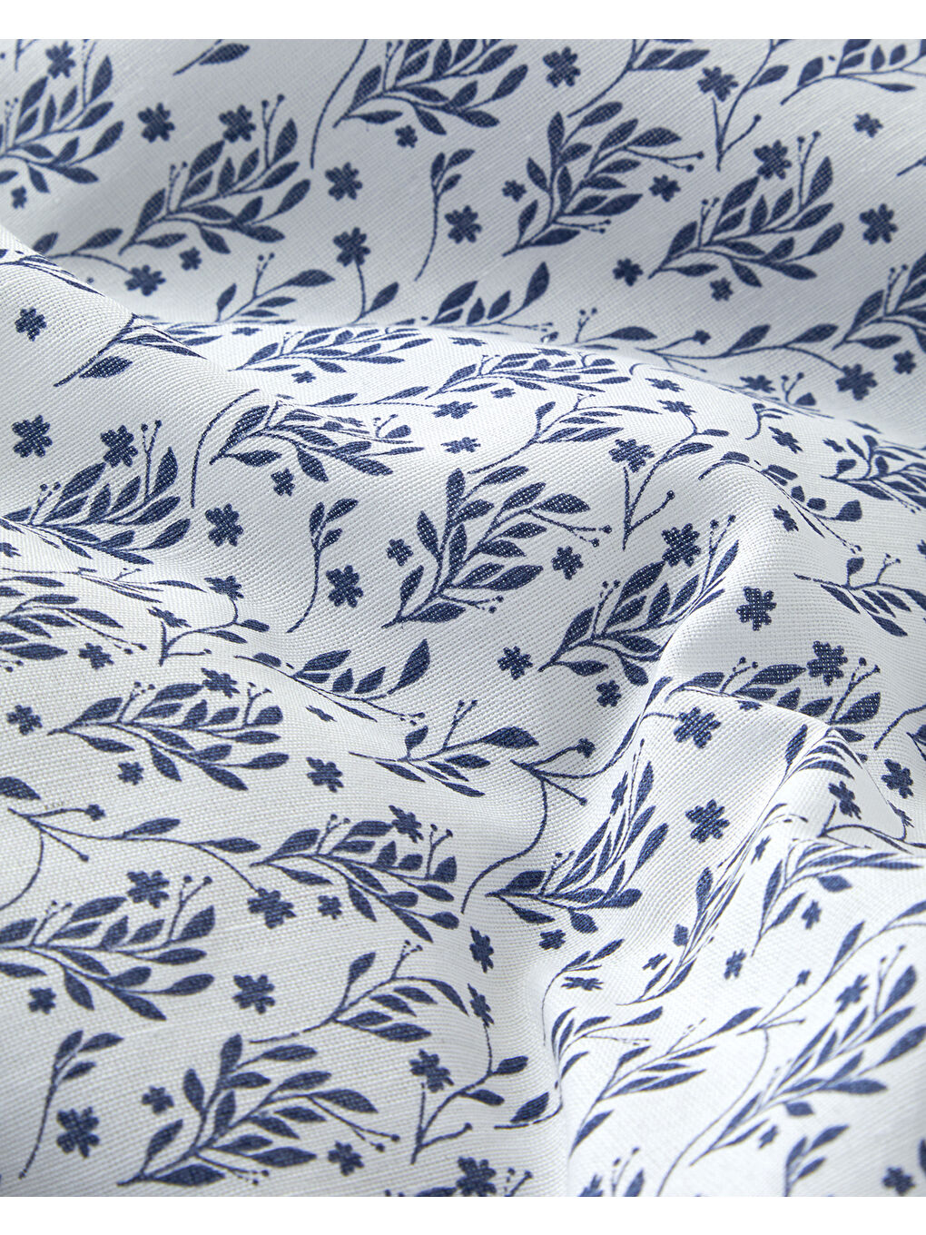 Fragile Ivy Kolay Ütülenir Çarşaflı Tek Kişilik Nevresim Takımı 160x220 cm Lacivert-6