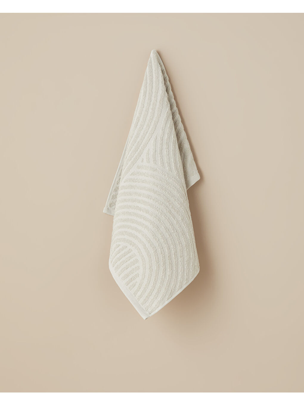 Curve Pamuk Yüz Havlusu 50x70 cm Bej
