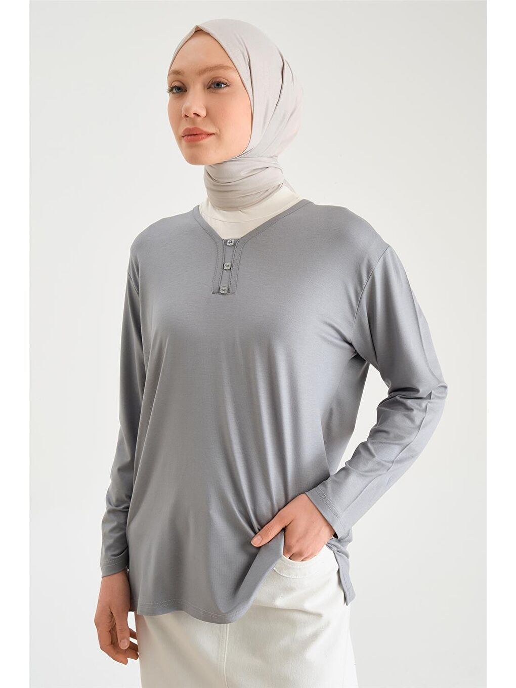 Penye 24Yd9043 Gri-2