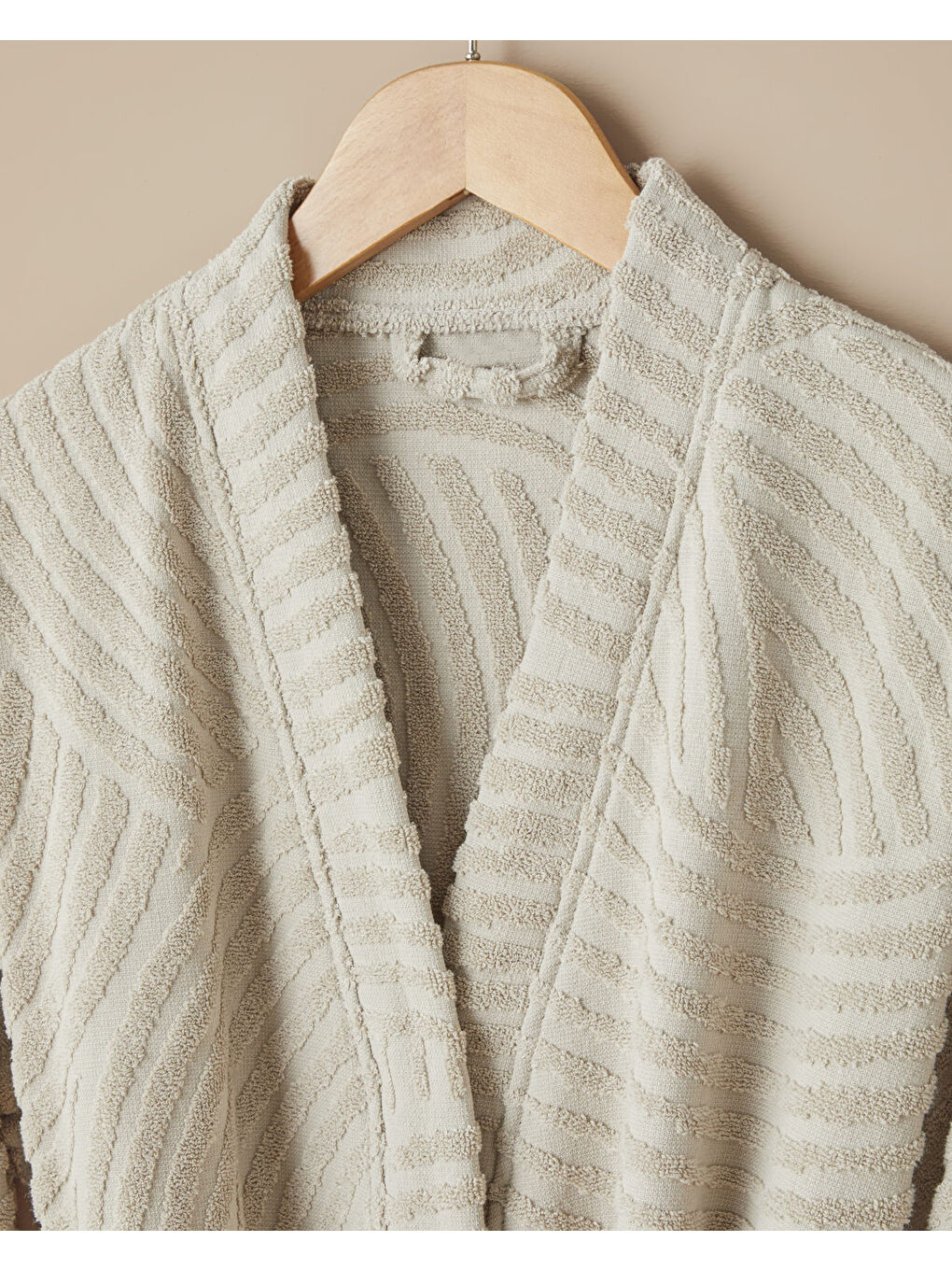 Curve Pamuk Bornoz L-XL Bej-1