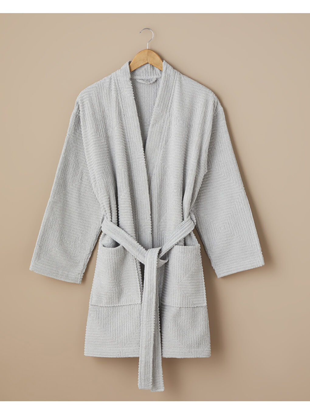 Frame Pamuk Bornoz S-M Gri