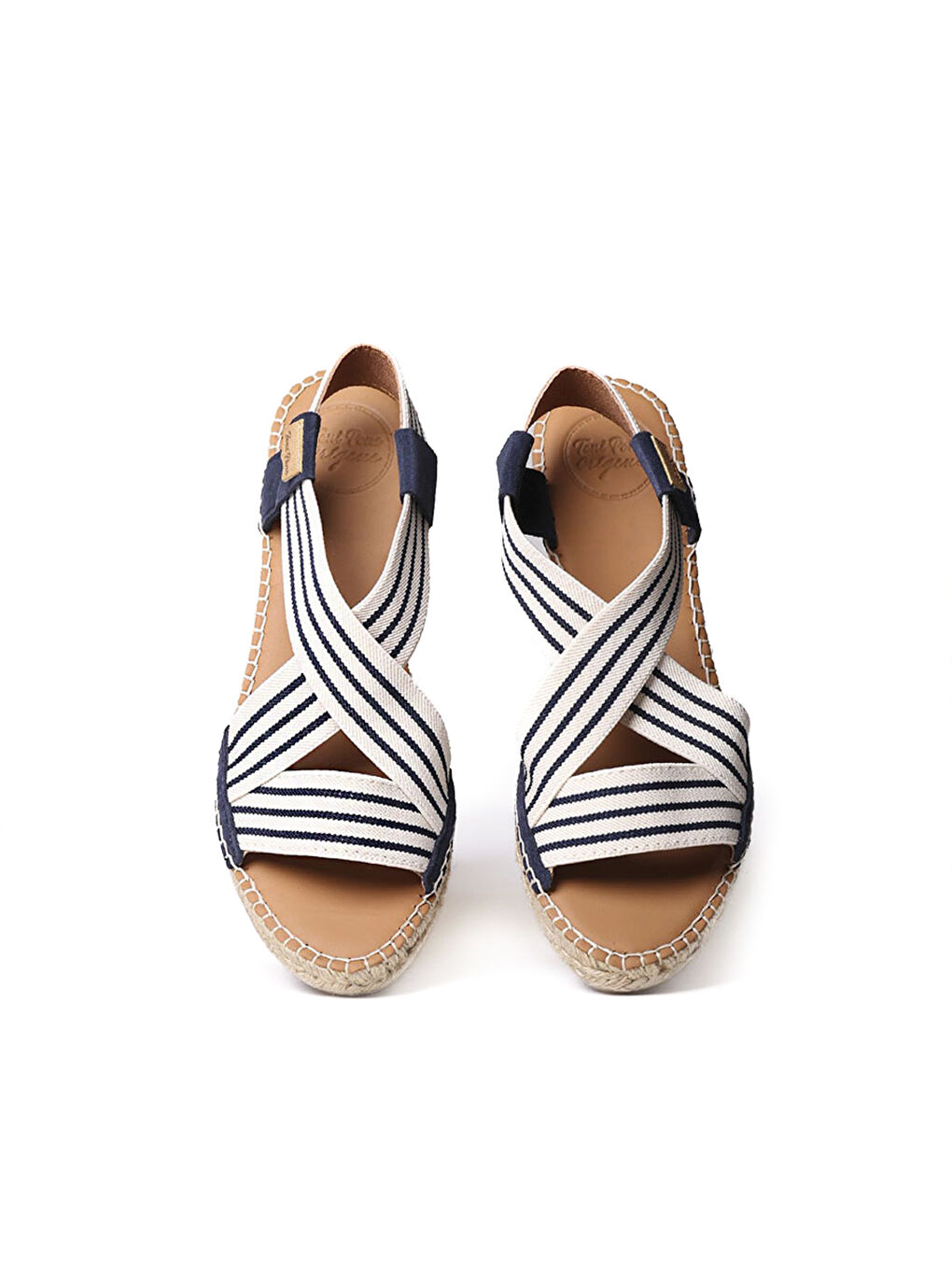 Lacivert Kadın Sandalet Tina Ecru-Navy (Cru-Mari)-2