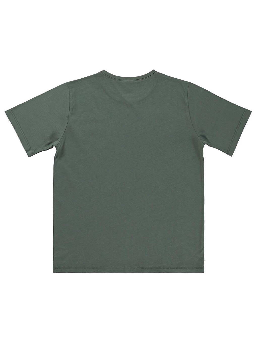 Boys Basic Surf Etiketli 10-13 Yaş Tişört - Haki-1