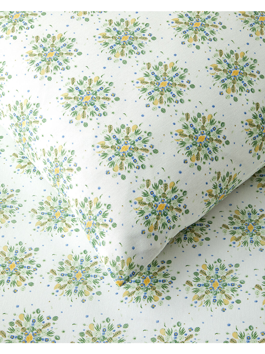 Tropica Kolay Ütülenir Tek Kişilik Nevresim Seti 160x220 cm Yeşil-4