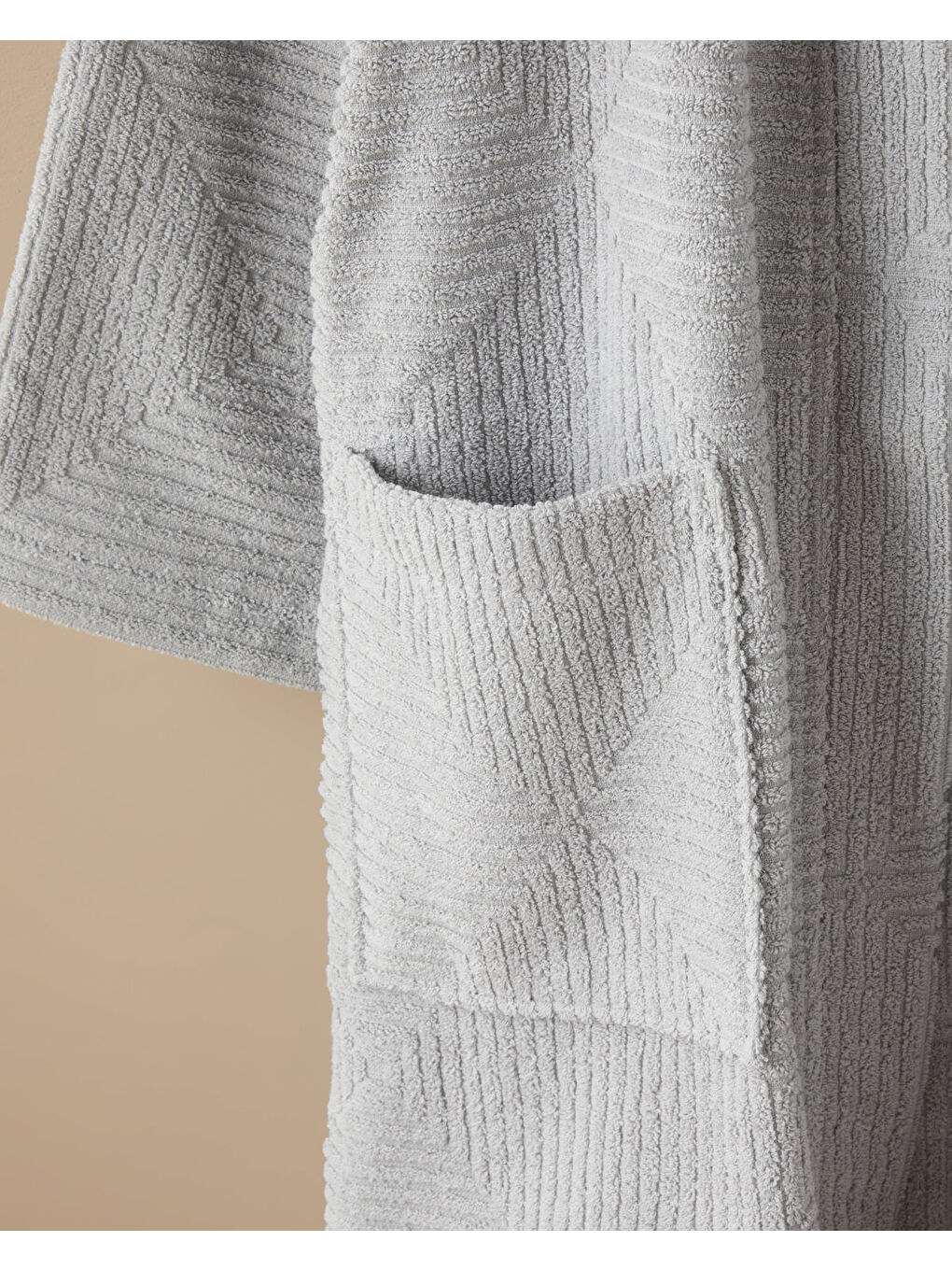 Frame Pamuk Bornoz S-M Gri-2