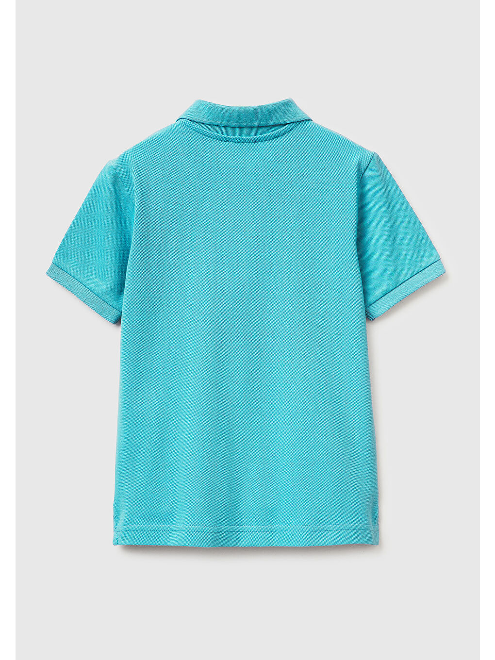 Erkek Çocuk Açık Mavi Logolu Pike Polo T-Shirt-1