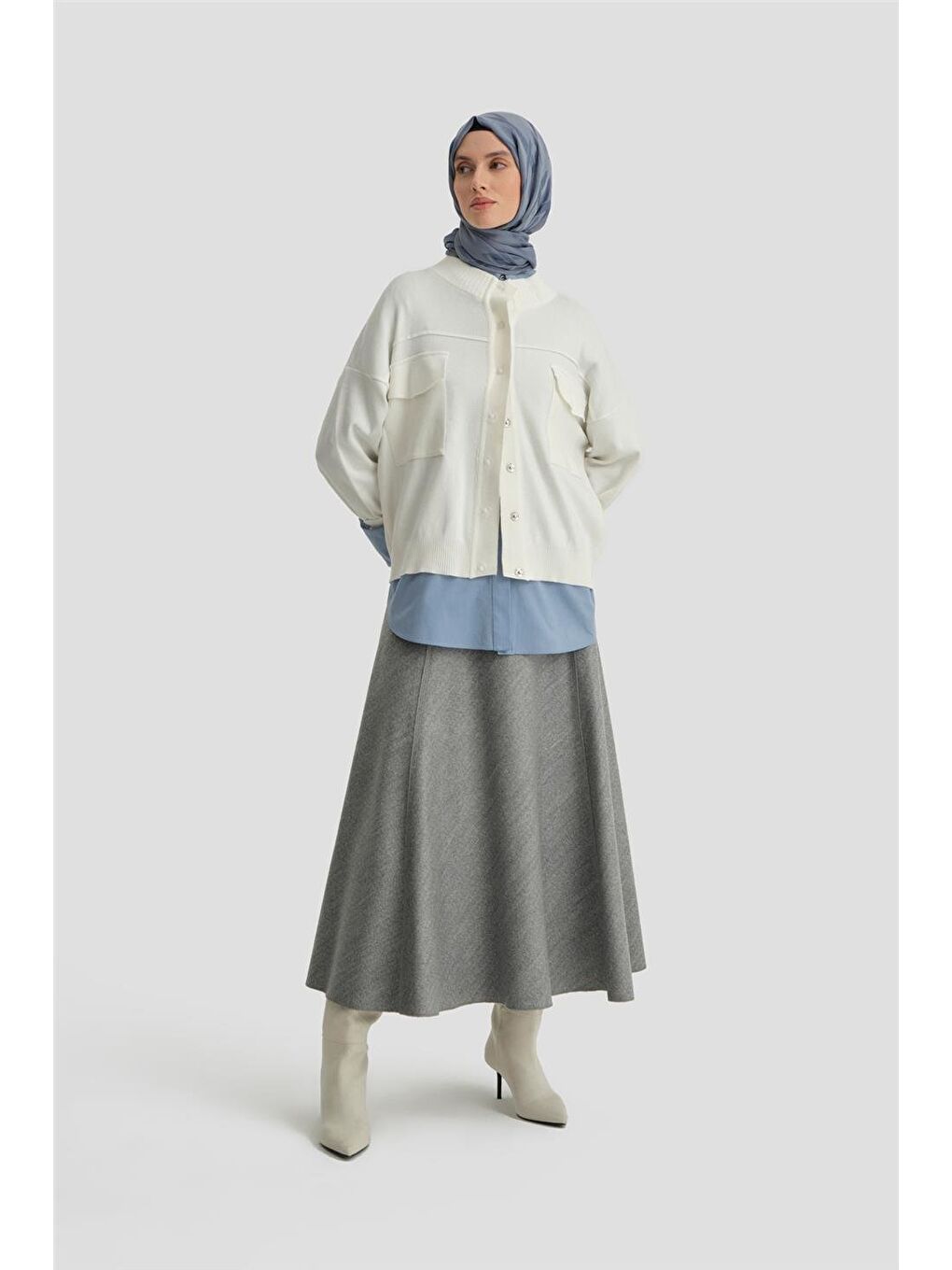 Ekru Hırka 24Kd4206 Aytaşı