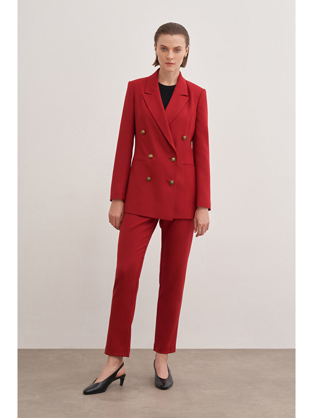 Kırmızı Kalem Pantolon-1